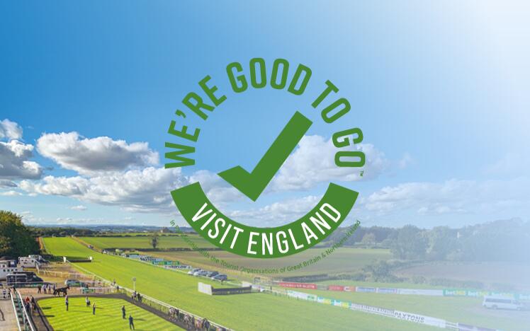 Sedgefield Racecourse has obtained the Visit Britain stamp of approval so you know we're taking your safety seriously