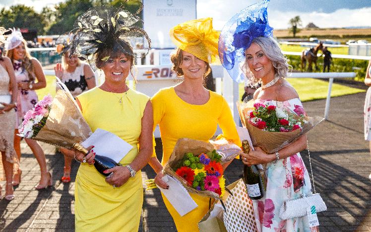 Best dressed lady competition at Sedgefield Racecourse