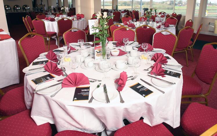 Hospitality table at Sedgefield Races